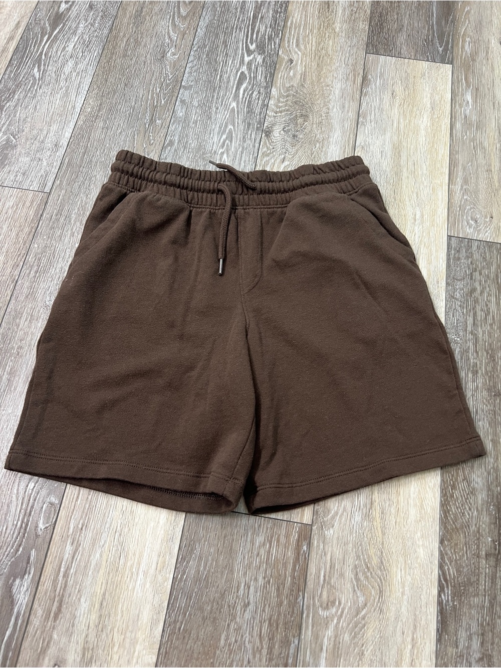 Wonder Nation brown elastic waist band shorts